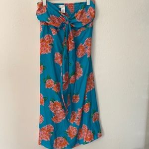 Band of gypsies floral maxi dress size Large